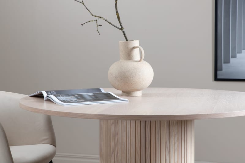 Bianca Matbord 110 cm Runt - Beige - Products - Möbler - Bord & matgrupp - Matbord & köksbord
