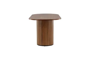 Bianca Matbord 200 cm Ovalt - Valnötsbrun - Products - Möbler - Bord & matgrupp - Matbord & köksbord