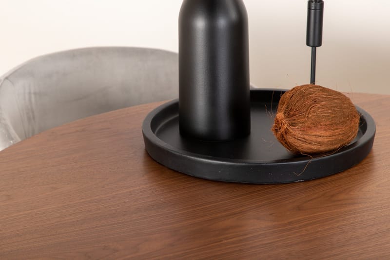 Bianca Matgrupp 110 cm Rund med 4 Berit stolar - Svart - Products - Möbler - Bord & matgrupp - Matgrupp