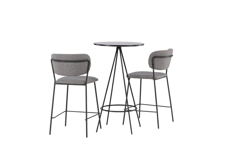 Bistro Matgrupp 60 cm Rund med 2 Bell stolar - Svart - Products - Möbler - Bord & matgrupp - Matgrupp