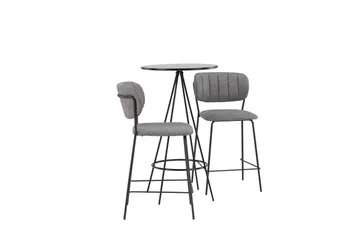 Bistro Matgrupp 60 cm Rund med 2 Bell stolar - Svart - Products - Möbler - Bord & matgrupp - Matgrupp