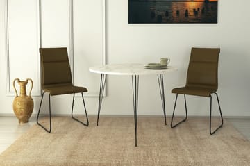 Bonnick Bord 90 cm - Svart/Vit - Products - Möbler - Bord & matgrupp - Matbord & köksbord