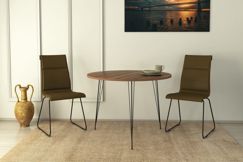 Bonnick Bord 90 cm - Valnöt - Products - Möbler - Bord & matgrupp - Matbord & köksbord