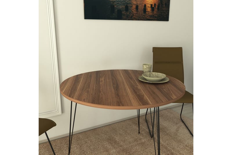 Bonnick Bord 90 cm - Valnöt - Products - Möbler - Bord & matgrupp - Matbord & köksbord