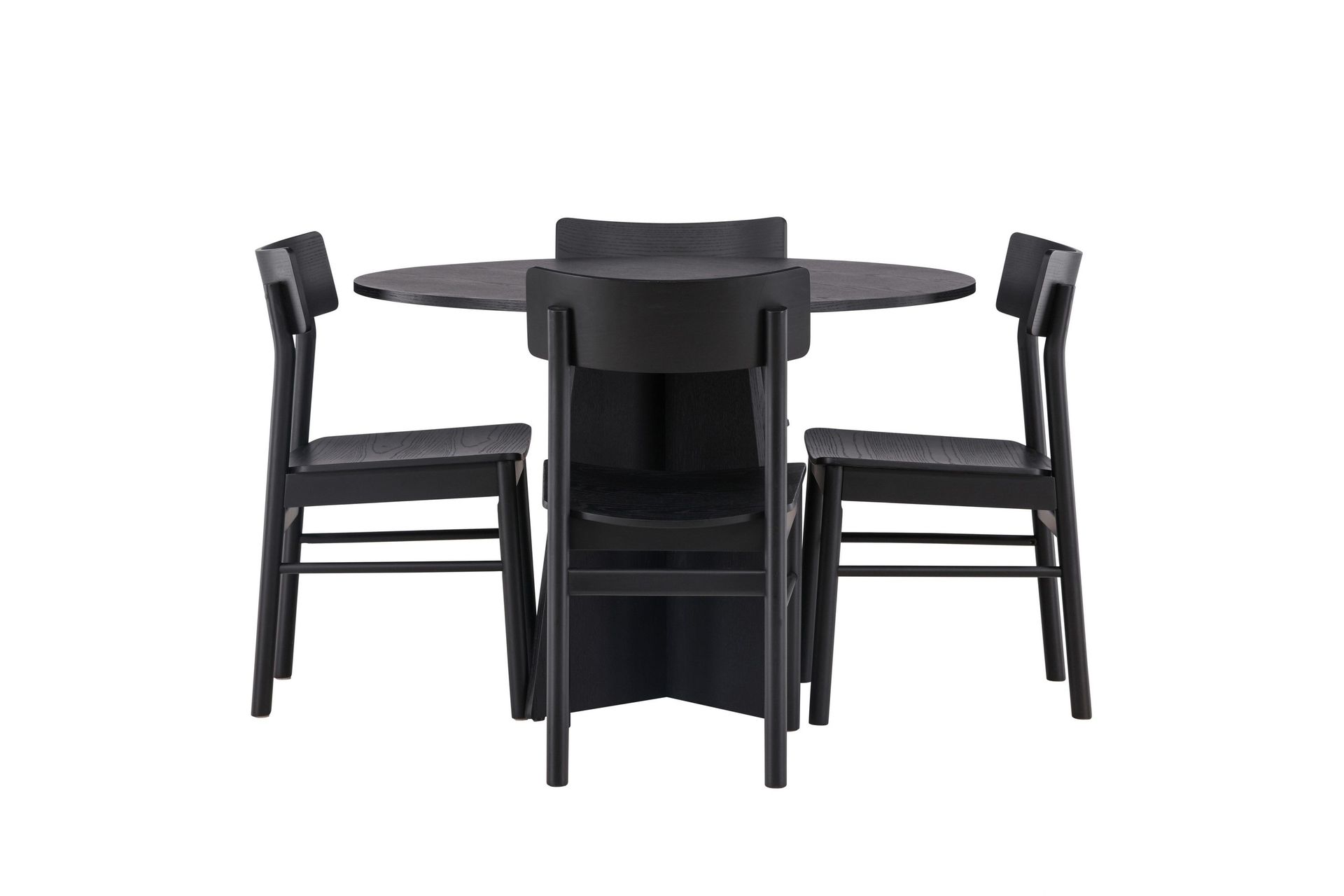 Bootcut Matgrupp + 4 stolar Rund