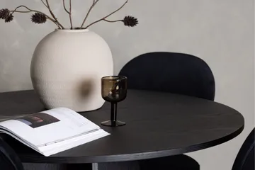 Bootcut Matgrupp 110 cm Rund med 4 Stella stolar - Svart - Products - Möbler - Bord & matgrupp - Matgrupp