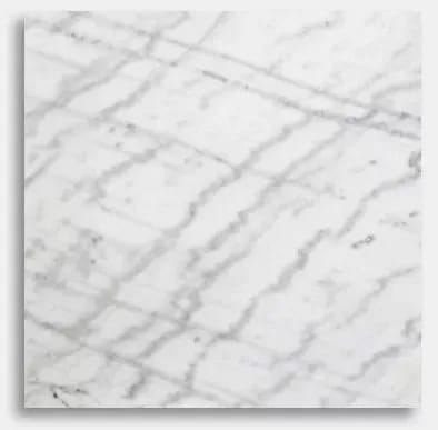 Vit marmorskiva 27x27 cm