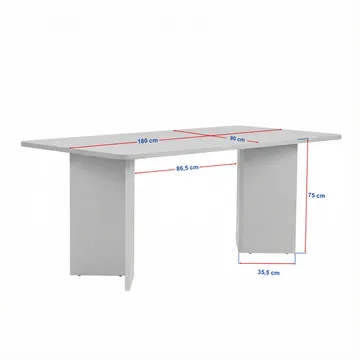 Cadron Matbord 180 cm Rektangulär - Valnöt - Products - Möbler - Bord & matgrupp - Matbord & köksbord