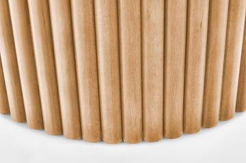 Celie runt soffbord med trästavar Ø40 cm - Trä - Products - Möbler - Bord & matgrupp - Soffbord