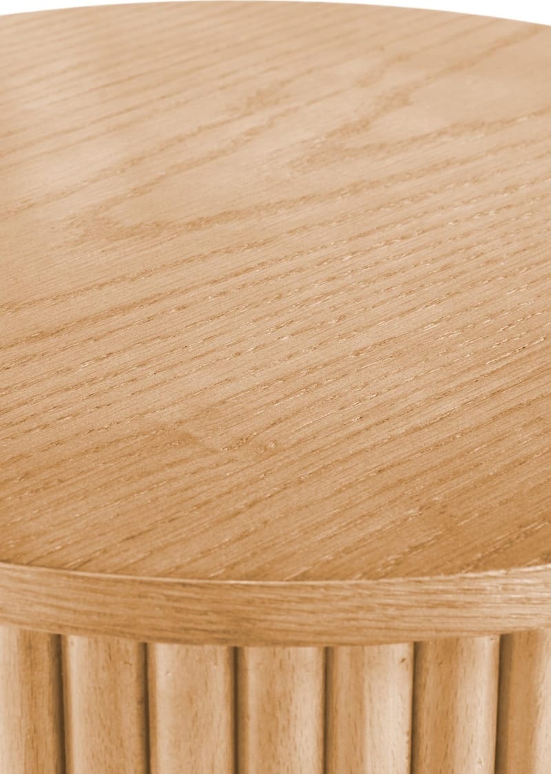 Celie runt soffbord med trästavar Ø40 cm - Trä - Products - Möbler - Bord & matgrupp - Soffbord