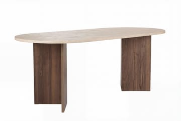 Ceylin Matbord 200x75x90 cm - Travertine Walnut - Products - Möbler - Bord & matgrupp - Matbord & köksbord