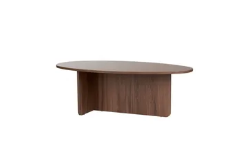 Ceyra Ovalt Soffbord 120 cm i Trä - Brun - Products - Möbler - Bord & matgrupp - Soffbord