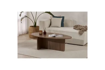 Ceyra Ovalt Soffbord 120 cm i Trä - Brun - Products - Möbler - Bord & matgrupp - Soffbord