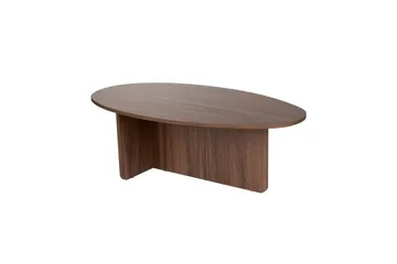 Ceyra Ovalt Soffbord 120 cm i Trä - Brun - Products - Möbler - Bord & matgrupp - Soffbord