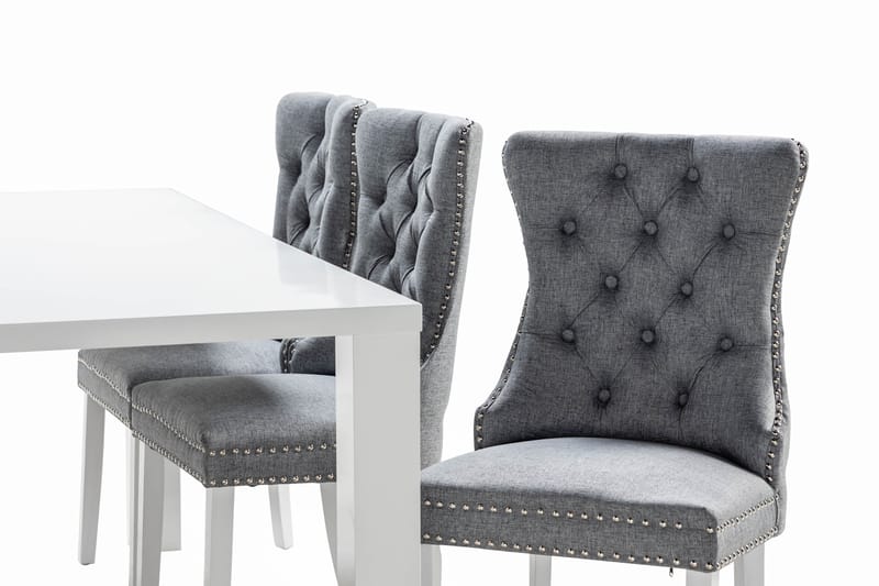 Cibus Matgrupp 180 cm inkl 6 Bergviken Stolar - Vit - Products - Möbler - Bord & matgrupp - Matgrupp