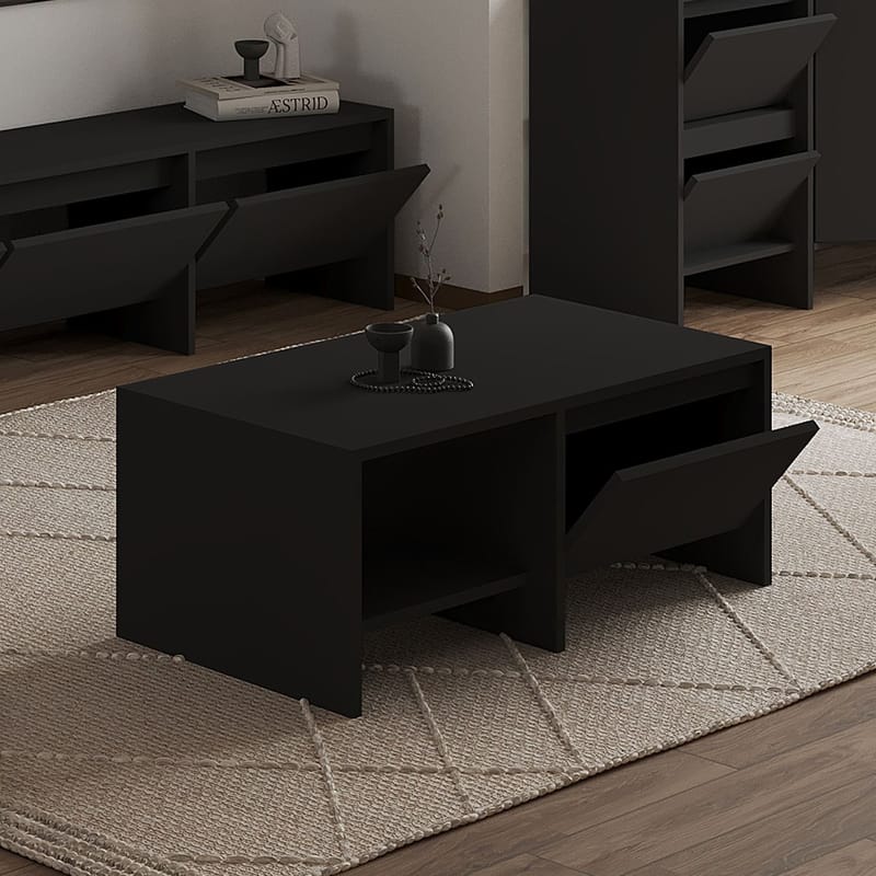 Crala Soffbord 90x35x45 cm - Svart - Products - Möbler - Bord & matgrupp - Soffbord