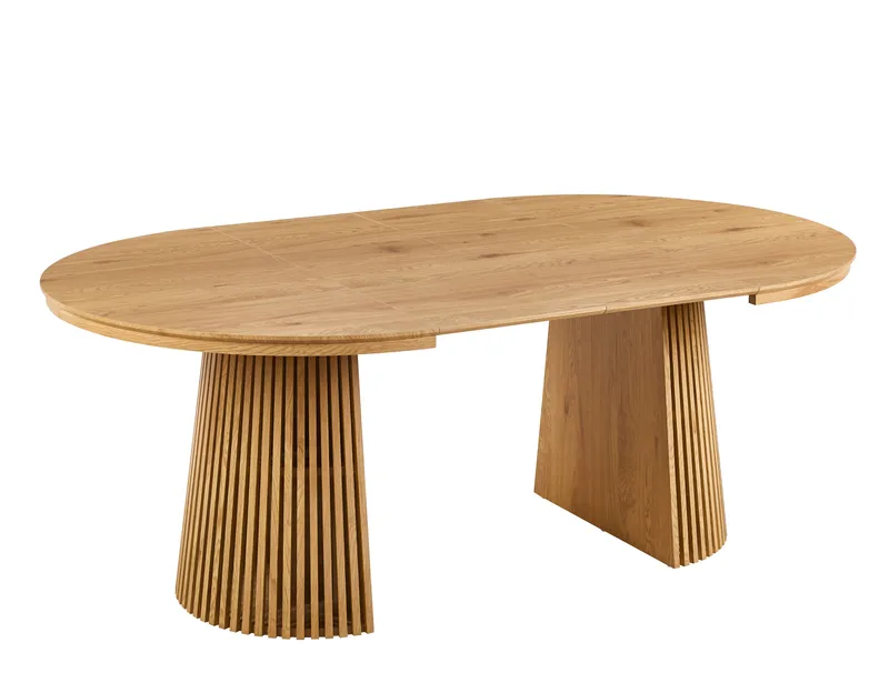 Crossby runt matbord förlängningsbart Ø120-200 cm - Ek - Ek - Products - Möbler - Bord & matgrupp - Matbord & köksbord