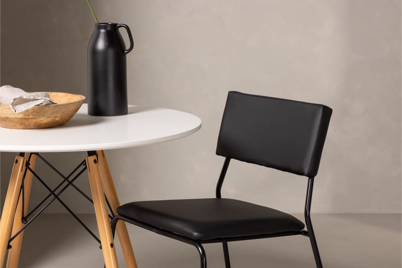 Danburi Matgrupp 60 cm Rund med 2 Kenth Stolar - Svart - Products - Möbler - Bord & matgrupp - Matgrupp