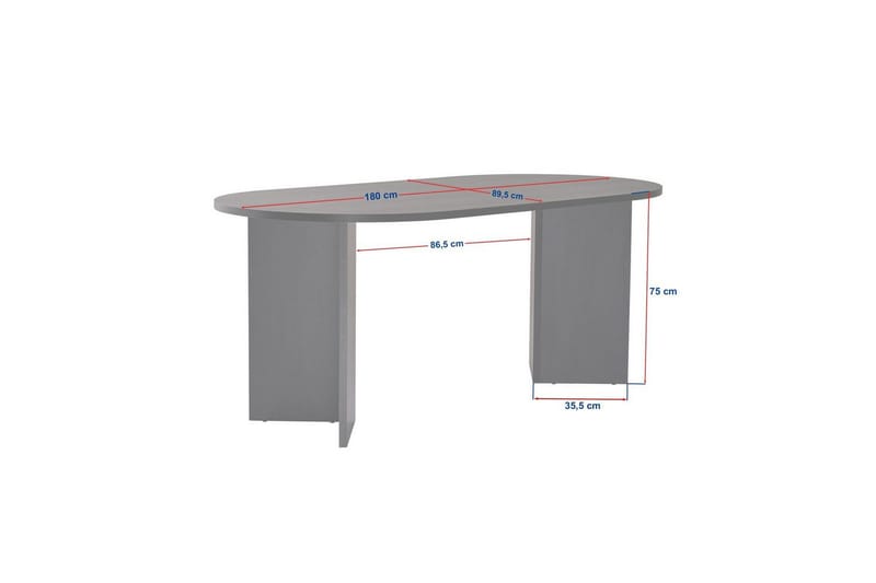 Dano Matbord 180 cm Oval - Natur - Products - Möbler - Bord & matgrupp - Matbord & köksbord
