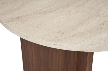 Dano Matbord 180 cm Oval - Travertin och valnöt - Products - Möbler - Bord & matgrupp - Matbord & köksbord