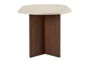 Dano Matbord 180 cm Oval - Travertin och valnöt - Products - Möbler - Bord & matgrupp - Matbord & köksbord