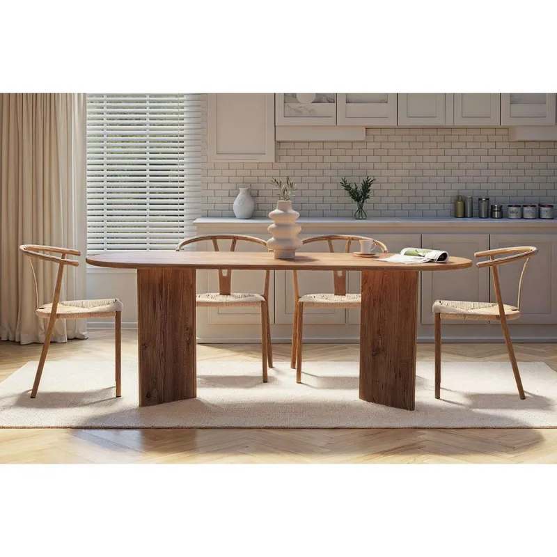 Dano Matbord Oval 200 cm - Natur - Products - Möbler - Bord & matgrupp - Matbord & köksbord