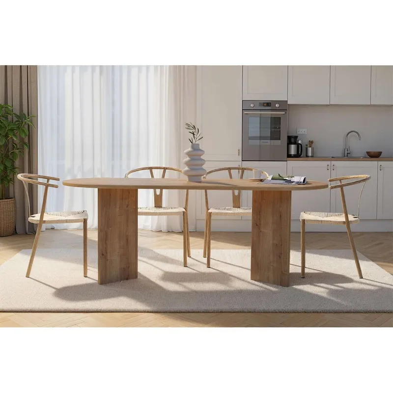 Dano Matbord Oval 200 cm - Natur - Products - Möbler - Bord & matgrupp - Matbord & köksbord