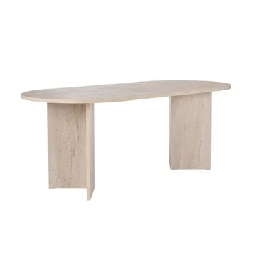 Dano Matbord Oval 200 cm - Taupe - Products - Möbler - Bord & matgrupp - Matbord & köksbord