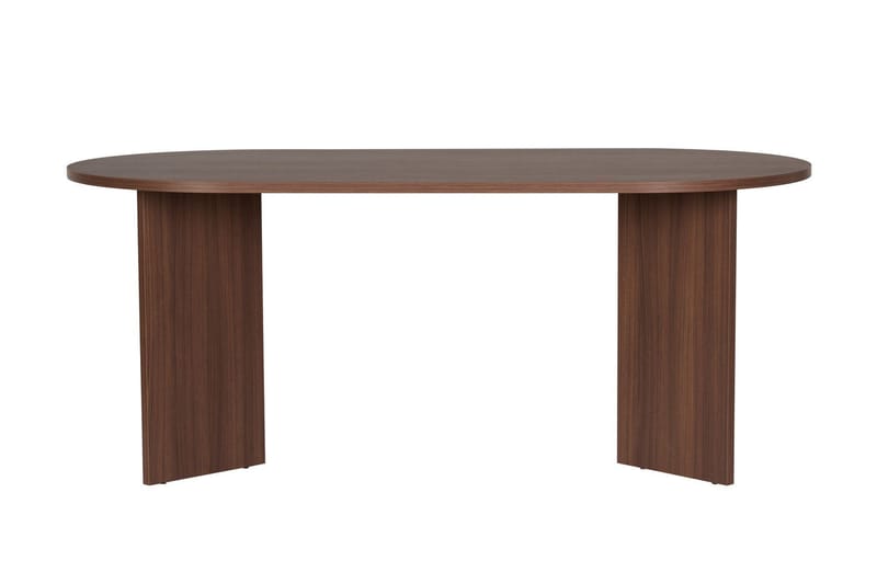 Dano Ovalt Matbord 180x90 cm med Trä- och Valnötsutseende - Brun - Products - Möbler - Bord & matgrupp - Matbord & köksbord