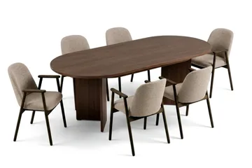 Dano Utdragbart Matbord 160-200 cm med 6 Reciclar Matstolar - Products - Möbler - Bord & matgrupp - Matgrupp