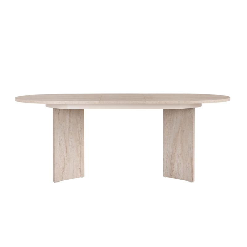 Dano Utdragbart Matbord 160 cm Oval - Travertin - Products - Möbler - Bord & matgrupp - Matbord & köksbord