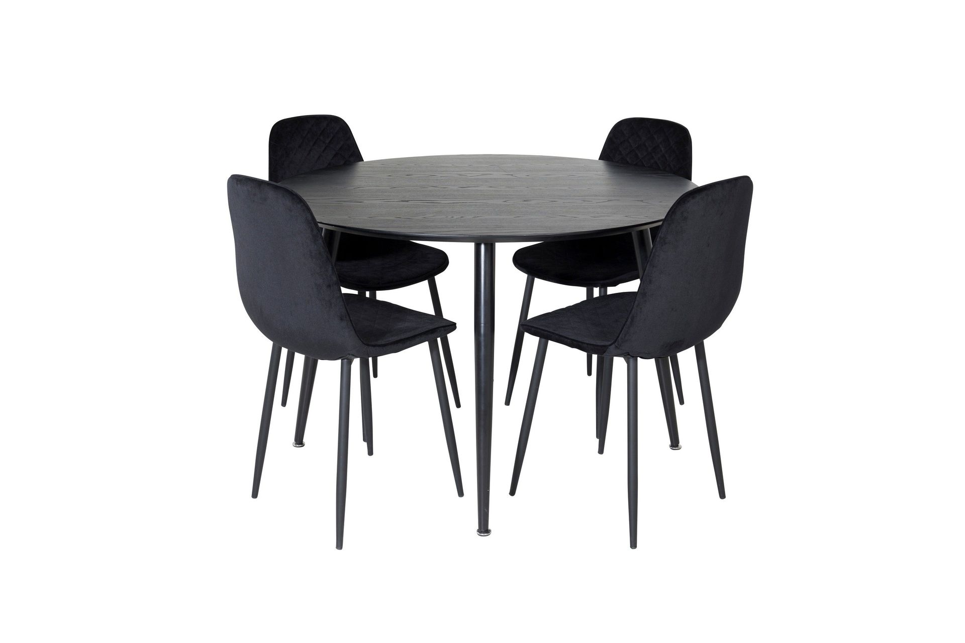 Dipp Matgrupp 115 cm Rund med 4 Polar stolar