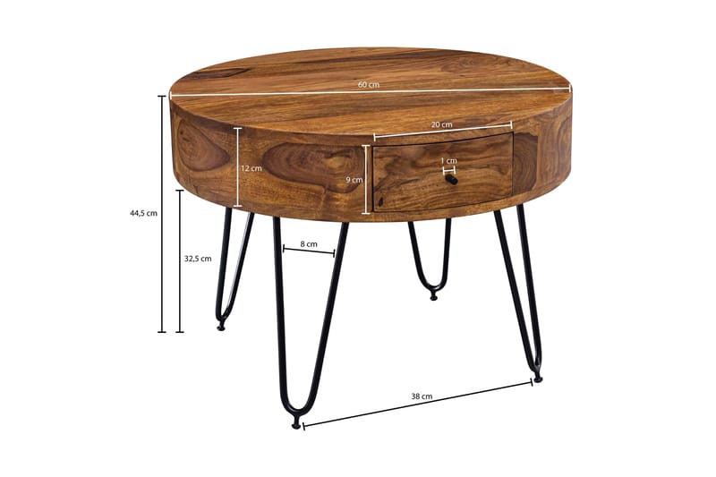 Dulian Soffbord 60 cm - Trä/natur - Products - Möbler - Bord & matgrupp - Soffbord