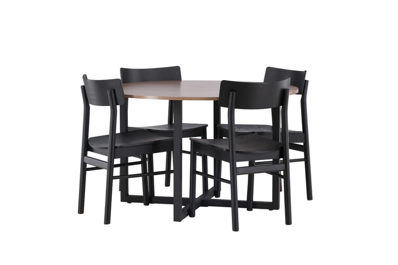 Durango Matbord med 4 Montros stolar - Valnöt - Products - Möbler - Bord & matgrupp - Matbord & köksbord