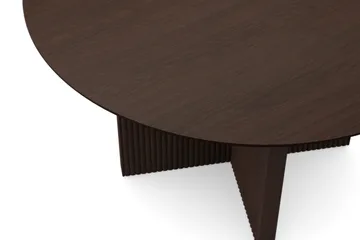 Edda Runt Matbord 130cm Fanér - Rökt ek - Products - Möbler - Bord & matgrupp - Matbord & köksbord
