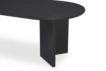 Edda Soffbord Oval 120 cm - Svartlaserad ek - Products - Möbler - Bord & matgrupp - Soffbord