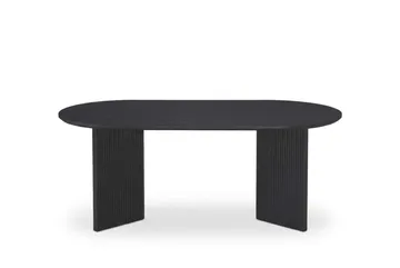 Edda Soffbord Oval 120 cm - Svartlaserad ek - Products - Möbler - Bord & matgrupp - Soffbord