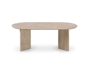 Edda Soffbord Oval 120 cm - Travertin - Products - Möbler - Bord & matgrupp - Soffbord