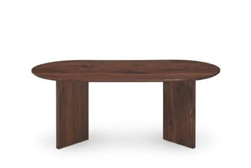 Edda Soffbord Oval 120 cm - Valnöt - Products - Möbler - Bord & matgrupp - Soffbord