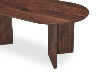 Edda Soffbord Oval 120 cm - Valnöt - Products - Möbler - Bord & matgrupp - Soffbord