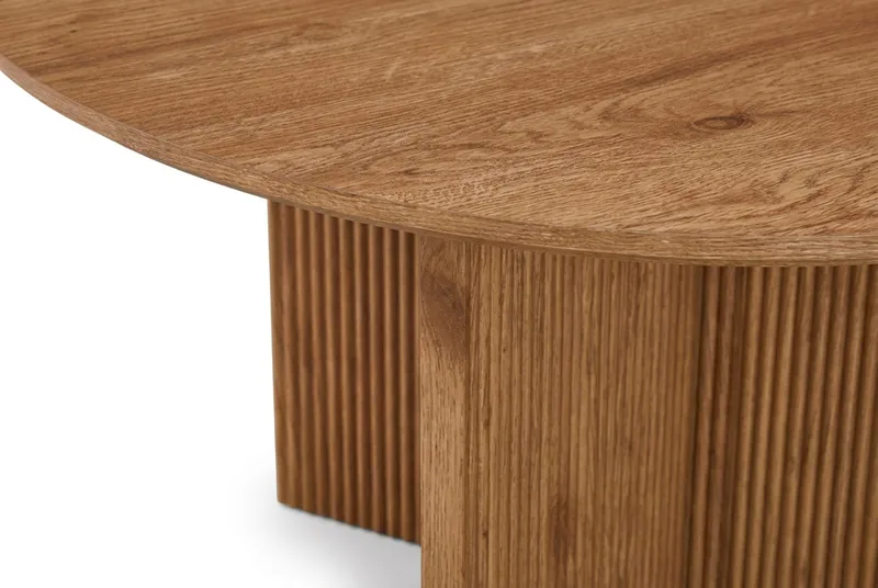 Edda Soffbord Rund 85 cm - Ek - Products - Möbler - Bord & matgrupp - Soffbord