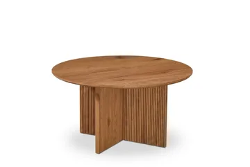 Edda Soffbord Rund 85 cm - Ek - Products - Möbler - Bord & matgrupp - Soffbord