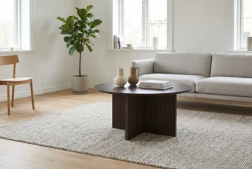 Edda Soffbord Rund 85 cm - Rökt ek - Products - Möbler - Bord & matgrupp - Soffbord