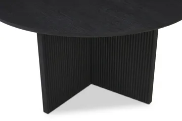 Edda Soffbord Rund 85 cm - Svartlaserad ek - Products - Möbler - Bord & matgrupp - Soffbord
