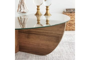 Erath Soffbord 90x30x90 cm Runt - Brun - Products - Möbler - Bord & matgrupp - Soffbord