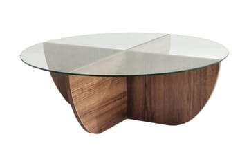 Erath Soffbord 90x30x90 cm Runt - Brun - Products - Möbler - Bord & matgrupp - Soffbord