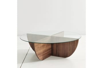 Erath Soffbord 90x30x90 cm Runt - Brun - Products - Möbler - Bord & matgrupp - Soffbord