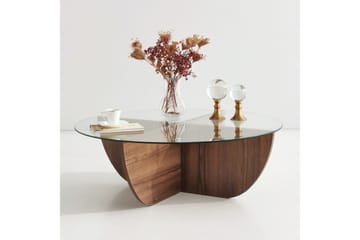 Erath Soffbord 90x30x90 cm Runt - Brun - Products - Möbler - Bord & matgrupp - Soffbord