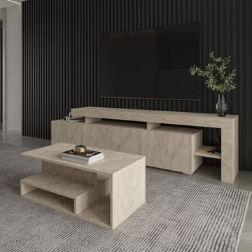 Fenlo Soffbord 90x35x44,8 cm - Travertin - Products - Möbler - Bord & matgrupp - Soffbord