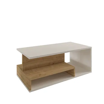 Fenlo Soffbord 90x35x44,8 cm - Vit sapphire-ek - Products - Möbler - Bord & matgrupp - Soffbord